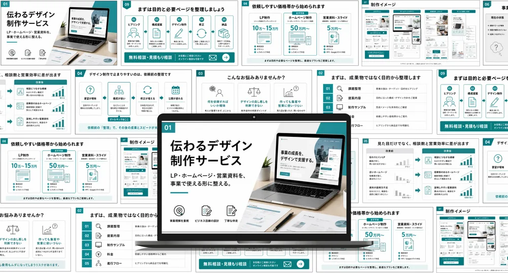 スライド・資料の見本